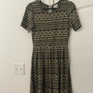 Lula Roe Short sleeve dress, medium